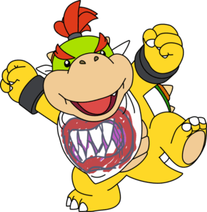 bowser-clipart-a-cartoon-character-with-red-banda-and-green