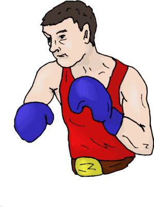boxing-clipart-a-boxer-with-red-vest-and-blue-gloves