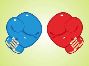 boxing-glove-clipart-two-boxing-gloves-with-one-wearing-a-red-and-blue-glove