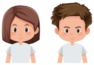 boy-and-girl-clipart-a-boy-and-girl-with-brown-hair