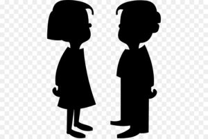 boy-and-girl-clipart-a-silhouette-of-two-people-standing-in-front-white-background