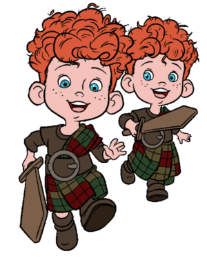 brave-clipart-two-boys-with-red-hair-and-plaid-shirts