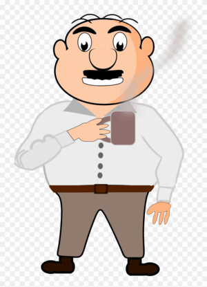 break-clipart-a-cartoon-man-with-cup-of-coffee