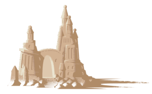 breaker-rock-beach-clipart-a-sand-castle-with-black-background