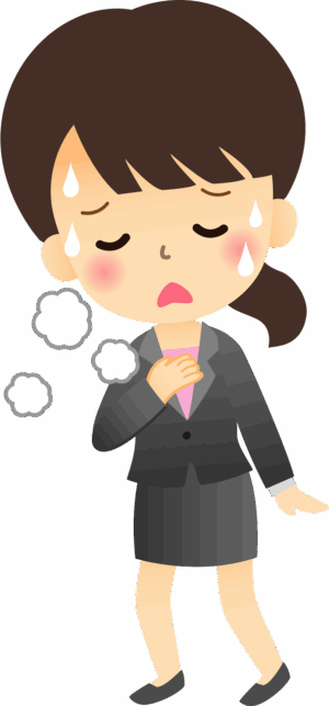 breathing-clipart-a-woman-in-suit-blowing-cloud