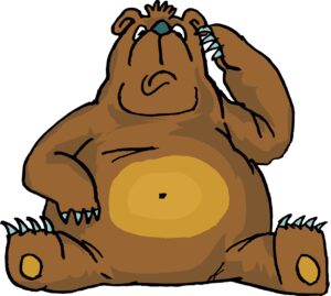 brown-bear-clipart-a-brown-bear-sitting-on-the-ground