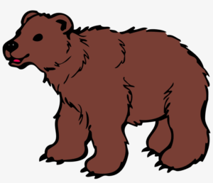 brown-bear-clipart-a-brown-bear-standing-on-its-hind