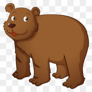 brown-bear-clipart-a-brown-bear-standing-on-white-background
