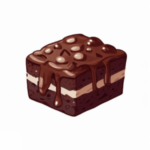 brownie-clipart-a-piece-of-chocolate-with-on-top-two