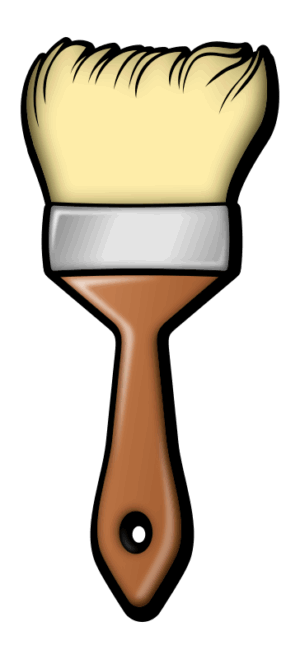 brush-clipart-a-paint-brush-with-brown-on-it