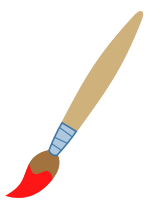 brush-clipart-a-paint-brush-with-red-handle