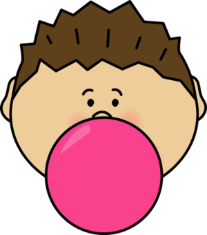 bubble-gum-clipart-a-cartoon-boy-with-pink-bubble-in-his-mouth