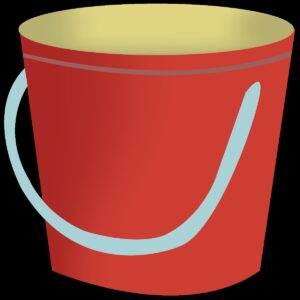 bucket-clipart-a-red-bucket-with-handle