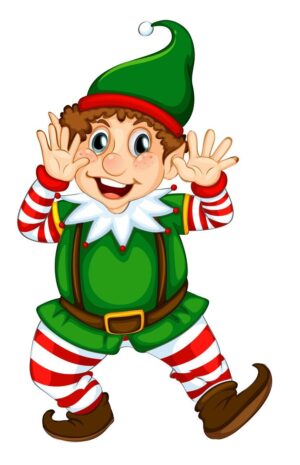 buddy-the-elf-clipart-a-cartoon-christmas-elf-waving