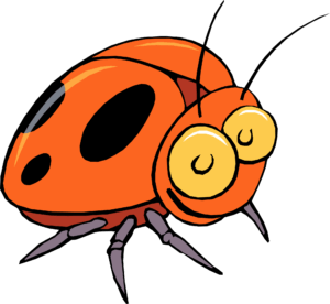 bugs-clipart-a-lady-bug-with-yellow-face