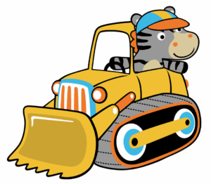 bulldozer-clipart-a-cartoon-bull-with-shovel