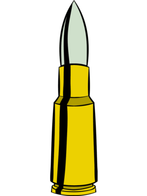 bullet-clipart-a-bullet-with-yellow-shell
