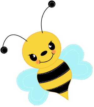 bumble-bee-clipart-a-cute-bee-with-blue-and-yellow-wings