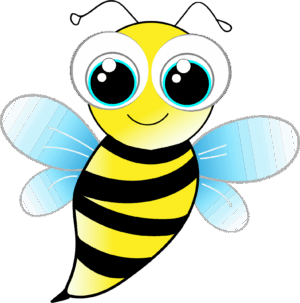 bumblebee-clipart-a-cartoon-bee-with-big-eyes-and-smile-two