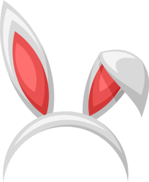bunny-ears-clipart-a-red-and-white-bunny-ears-with-nose