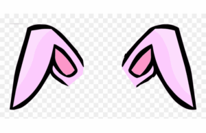 Bunny Ears Clipart Two Pink Ears Clipart