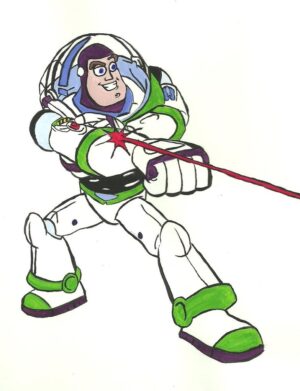 buzz-lightyear-clipart-a-drawing-of-cartoon-character-with-sword