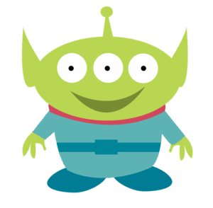buzz-lightyear-clipart-a-green-alien-with-red-scarf-and-blue-pants