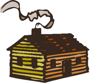 cabin-clipart-a-house-with-chimney-and