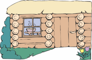 cabin-clipart-a-small-house-with-window-and-cup