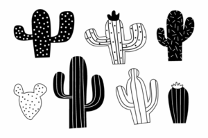 cactus-clipart-black-and-white-cactus-clipart-clip-two