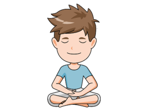 calm-clipart-a-boy-sitting-in-the-lotus-position
