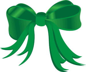 can-clipart-a-green-bow-with-ribbon