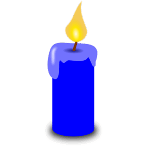 candles-clipart-a-blue-candle-with-yellow-flame
