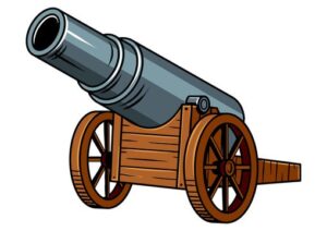 cannon-clipart-a-cannon-on-white-background