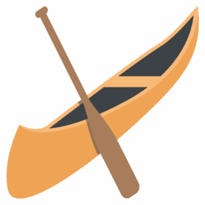 canoe-clipart-a-canoe-with-paddle
