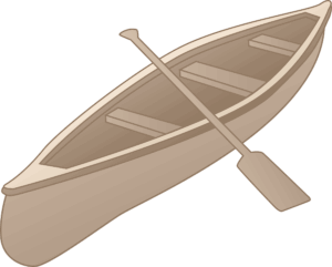 canoe-clipart-a-canoe-with-two-paddles-on-the-front