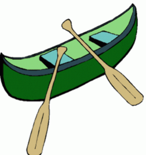 canoe-clipart-a-green-canoe-with-two-paddles