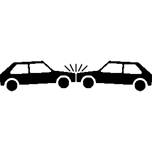 car-crash-clipart-a-black-background-with-white-line