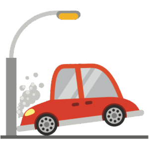 car-crash-clipart-a-car-is-shown-with-light-on-the-side