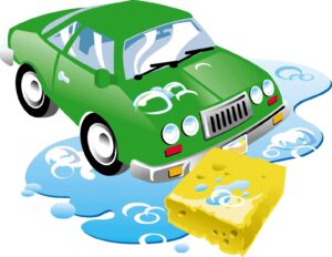 car-wash-clipart-a-green-car-with-sponge-on-it