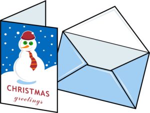 card-clipart-a-snowman-and-with-christmas-hat