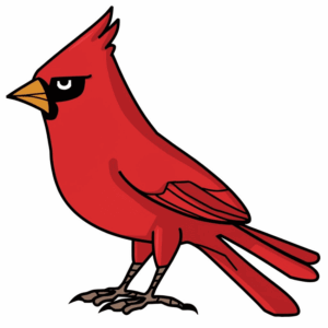 cardinal-clipart-a-cardinal-bird-with-red-beak