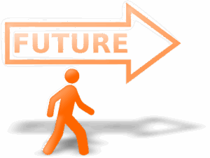 career-clipart-a-person-walking-past-an-arrow-with-the-word-future