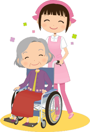 caring-clipart-an-elderly-in-a-wheelchair
