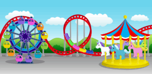 carnival-clipart-a-cartoon-illustration-of-carnival-with-carousel-and-carousels