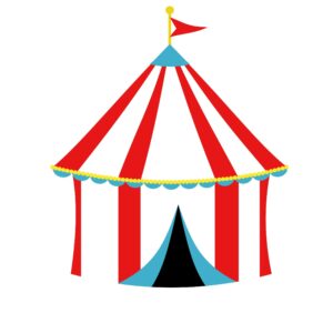 carnival-clipart-a-circus-tent-with-red-and-white-striped