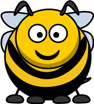 cartoon-clipart-a-smiling-bee-with-black-background