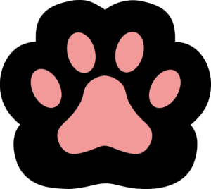 cat-paw-clipart-a-pink-paw-on-black-background