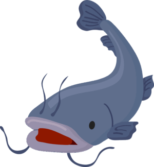 catfish-clipart-a-fish-with-its-mouth-open-and-wide