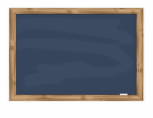 chalkboard-clipart-a-blackboard-with-wooden-frame-on-white-background